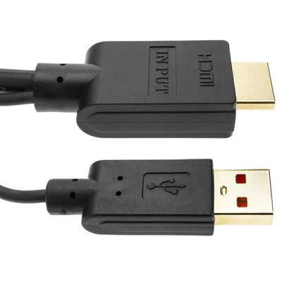 Conversor HDMI a VGA con audio y alimentación 