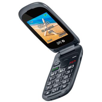 SPC Harmony teléfono móvil para mayores con tapa, botón SOS, teclas y  pantalla grande, Negro - Teléfono móvil libre - Los mejores precios