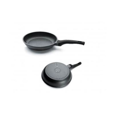 Sartén Aluminio Fundido Eco Piedra Inducción Negra, Lacor 22 Cm