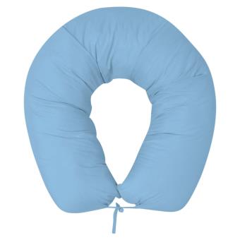 Almohada de embarazo vidaXL 40x170 cm Azul claro - 1
