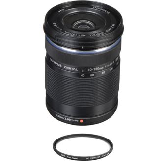 Olympus 40-150MM F4-5.6 R Negro + HOYA 58mm PRO 1D Protector