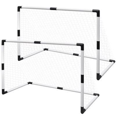 Mini Portería De Fútbol Para Niños 2 Piezas 91,5 X 48 X 61 Cm