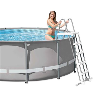 Escalera Piscinas Intex - Para Piscinas De Hasta 132 Cm Intex 28077