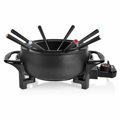 Juego De Fondue Tristar Negro Mate 1000 W 1,5 L