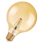 Bombilla LED OSRAM E27 vintage globe edition 1906 2.8 W equivalente a 21 W blanco cálido