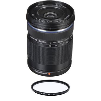 Olympus 40-150MM F4-5.6 R Negro + HOYA UX UV 58mm Filter