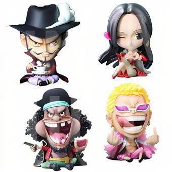 Figura Anime One Piece Mihawk Donquixote Doflamingo Edward Newgate Boa Hancock 11 RED 4 IN 1 - 1