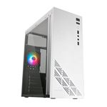 Caja PC ATX Mars Gaming MC100W, Ventilador 90mm FRGB, Ventilación Convect-Cool, Blanco