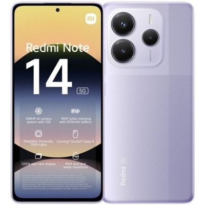 Xiaomi Redmi Note 14 5g 6gb/128gb 6,67"" Violeta Lavanda