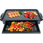 Plancha de Asar Sogo con acabado de Piedra 2000W - 26 x 46cm, Libre de PFOA