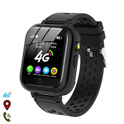 Smartwatch Dam T16 4g Localizador Gps Negro