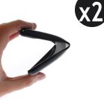 WoowCase - Funda Silicona [ iPhone 6 6S ] [ 2 Pack Negra ] Carcasa Case TPU Gel Flexible