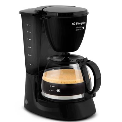 Cafetera De Goteo Orbegozo Cg-4060n 12 Tazas 800w Negro