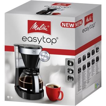 MELITTA Easy Top II 1023-04 - Cafetera de filtro - 1050 W - Negro -  Expresso y cafeteras - Los mejores precios