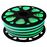 Tira LED NEON flexible 25m, Color luz verde 12VDC 8 * 16mm, corte 2,5cm, 120 led/m SMD2835_0