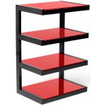 Norstone Esse Hifi estantería para equipo de sonido 4 color rojo soporte pie