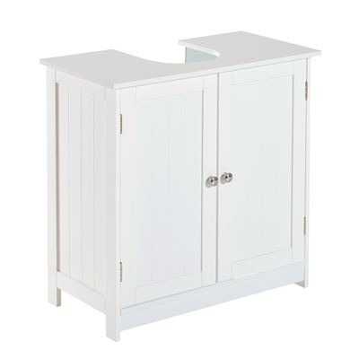 Armario para debajo del lavabo Homcom blanco 60x30x60 cm