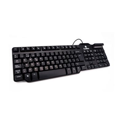 Teclado USB con lector DNI integrado CoolBox