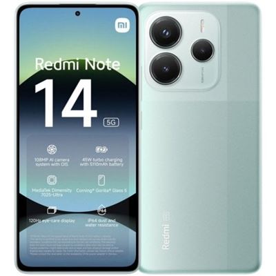 Xiaomi Redmi Note 14 5g 6gb/128gb 6,67"" Verde Coral