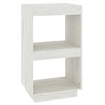 Estantería madera maciza de pino vidaXL blanca 40x35x71 cm