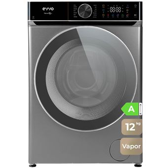 Lavadora de carga frontal EVVO Nova 12KG/1400RPM Inox A - 1