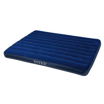 Colchón hinchable Intex 68759 ""Classic Downy azul"", Queen, 152x203x22cm