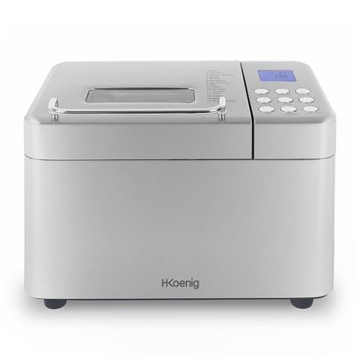 Máquina De Pan Hkoenig Bake440 15 Programas Pantalla Lcd 600w Gris