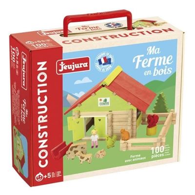 Jeujura Granja Con Animales - 100 Piezas