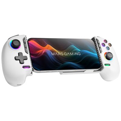 Gamepad Bluetooth Hasta 7"" Mars Gaming Mgpxpro Ps4/switch/switch 2/pc/android/ios 13.0+ Blanco