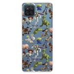 Funda para Samsung Galaxy A12 Oficial de Disney Muñecos Toy Story Siluetas - Toy Story