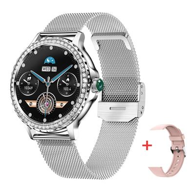 Smartwatch Dudao Nx19 1.3"" Carga Magnética Bluetooth Plata