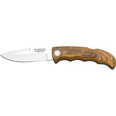 Navaja De Caza Joker Con Puño De Bocote Y Hoja 9 Cm Mova, 113 Gr, Nb20