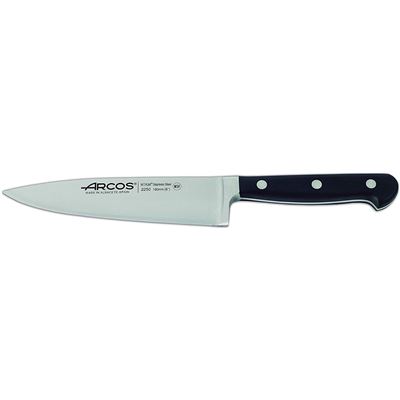 Cuchillo Cocinero Arcos Opera Negro Hoja 160mm