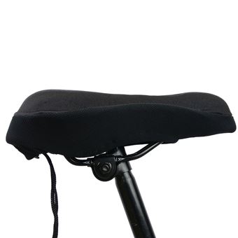 Funda de gel con memoria para sillín de bicicleta PrimeMatik, Negro,  Accesorios y componentes para bicicletas, Los mejores precios