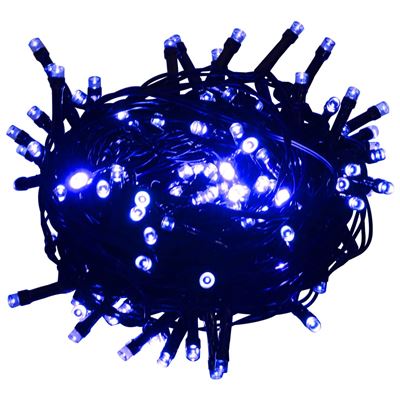 Tira De Luces Vidaxl Con 2000 Led Pvc Azul 200 M