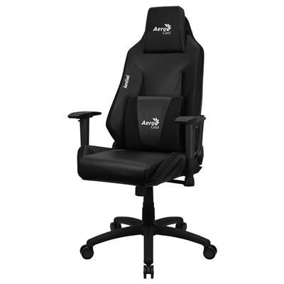 Silla Gaming Profesional Aerocool Admiralbk, Cojines Acolchados, Air Tech, Negro