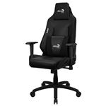 Silla Gaming Profesional Aerocool ADMIRALBK, Cojines Acolchados, Air Tech, Negro