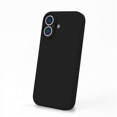 La Casa De Las Carcasas Negro Funda Ultra Suave Con Cubre Cámara Para Iphone 16 Plus