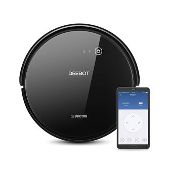 Robot Aspirador con tanque de agua Ecovacs Deebot 601 negro