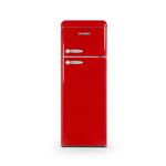 Frigorífico dos Puertas Schneider SCDD208VR Vintage 211L Rojo E