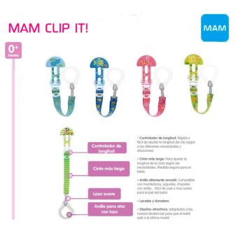 Clip it Para Chupetes Mam