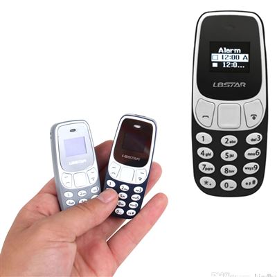 Mini Teléfono Movil Smartek PHO-BL Bluetooth Dual Sim Libre PHO-BL Azul