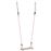 Columpio Infantil al Aire Libre Columpio con Cuerda Asiento 40x16cm de Madera Pino para Adultos y Niños_0