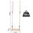 Columpio Infantil al Aire Libre Columpio con Cuerda Asiento 40x16cm de Madera Pino para Adultos y Niños_2