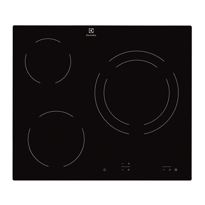 Placa Vitrocerámica Electrolux Ehf6231iok 3 Zonas 60cm 5700w Negro