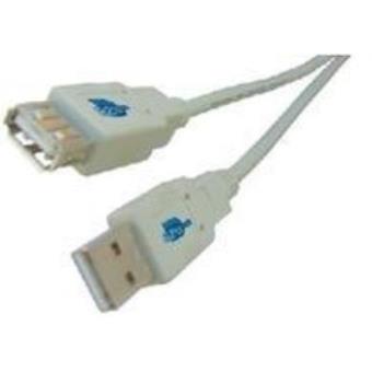 Microconnect USB 2.0 A-A 0.1m M-F - cables USB - 1