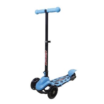 Patinete de 3 ruedas, azul, plegable, 110 mm Vedes 73422001 - 1