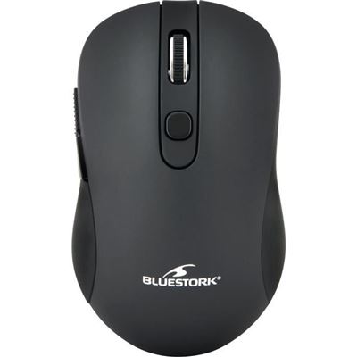 Bluestork Negro Ratón Inalámbrico Para Juegos 2.4 Ghz 6 Botones