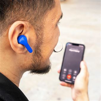 Auriculares Inal mbricos con Estuche de Carga InnovaGoods Azul