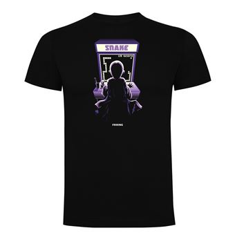 Camiseta manga corta Friking, Modelo 1020 Harry Potter, Arcade snake Talla L, Negro